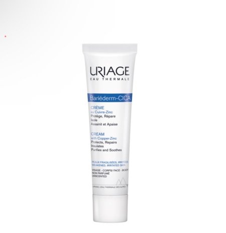 كريم بارييدرْم سيكا المرمم من يورياج Uriage Bariéderm-CICA Repairing Cream with Cu-Zn
