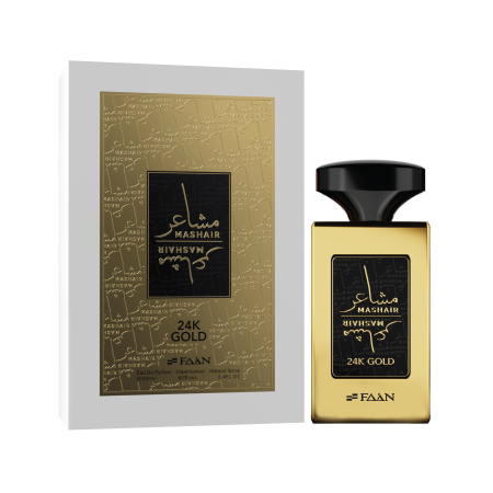 عطر مشاعر 24K جولد للنساء والرجال (Unisex) ١٠٠مل FAAN MASHAIR 24K GOLD 100ML