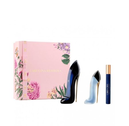 مجموعة كارولينا هيريرا جود جيرل أو دو بارفيوم - 3 قطع Carolina Herrera Good Girl Eau de Parfum Gift Set – 3 Pieces