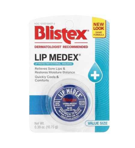 بلستكس ليب ميدكس – مرطب شفاه علاجي 10.75غم Blistex Lip Medex Lip Protectant / External Analgesic – 10.75g