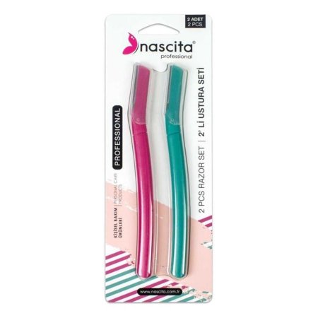 مجموعة شفرات الوجه من ناسيتا – 2 قطعة Nascita Professional 2 Pcs Razor Set