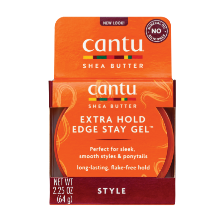 كانتو جل لتثبيت الأطراف بقوة إضافية بزبدة الشيا64غم  Cantu Shea Butter Extra Hold Edge Stay Gel