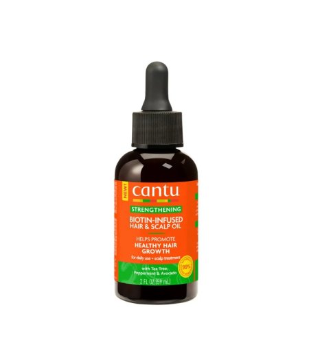 كانتو زيت الشعر وفروة الرأس المعزز بالبيوتين 59مل  Cantu Strengthening Biotin-Infused Hair & Scalp Oil