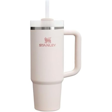 كوب ستانلي باللون الوردي الفاتح كوينشر H2.0 فلوستيت – 887مل Stanley The Quencher H2.0 FlowState Tumbler 30 oz