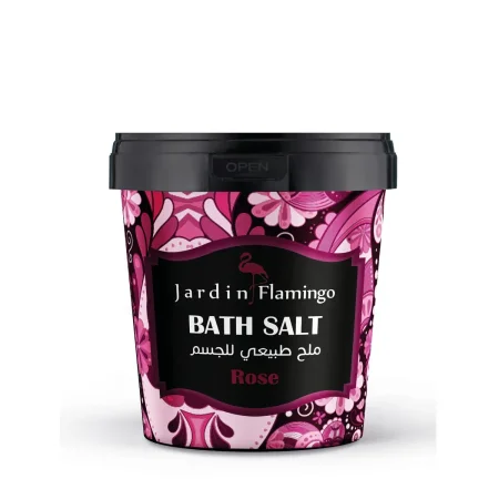 ملح الجسم الطبيعي بالورد 1كغم جاردن فلامنغو Jardin Flamingo Bath Salt – Rose