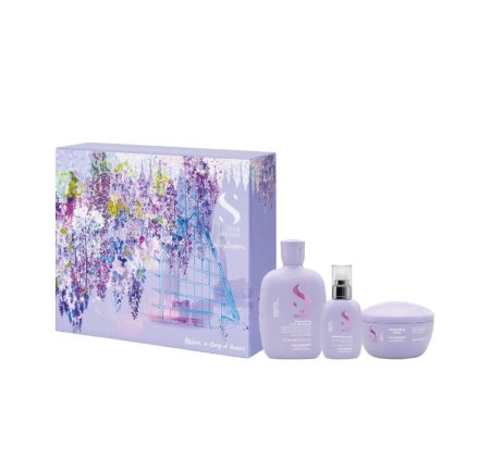 مجموعة ألفابارف ميلانو سيمي دي لينو لتنعيم الشعر – Alfaparf Semi Di Lino Smoothing Hair Care Set
