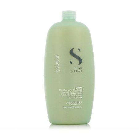 شامبو ميسيلار المهدئ لفروة الرأس الحساسة من ألفابارف 1000مل -Alfaparf Semi Di Lino Scalp Relief Calming Micellar Low Shampoo