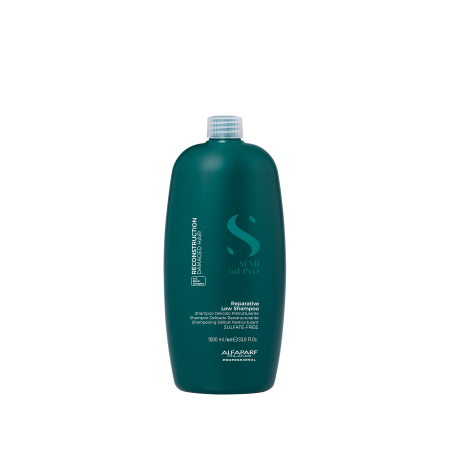 شامبو ألفابارف لإعادة بناء الشعر التالف 1000مل - Alfaparf Semi Di Lino Reconstruction Reparative Low Shampoo
