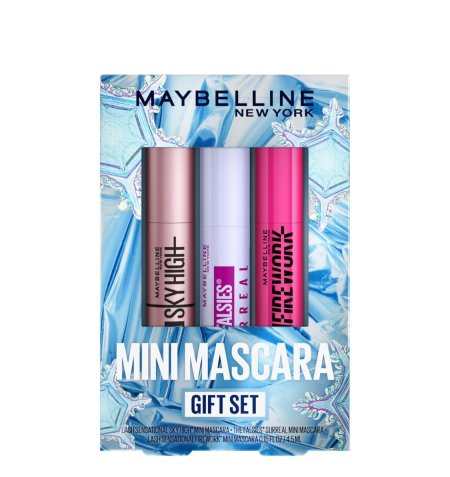 طقم ماسكارا ميني من ميبيلين نيويورك – 3 قطع Maybelline New York Mini Mascara Gift Set (3 Pieces)
