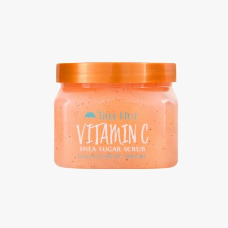مقشر الجسم من تري هت بفيتامين C يحتوي على زبدة الشيا والسكر الطبيعي Tree Hut Vitamin C Shea Sugar Scrub