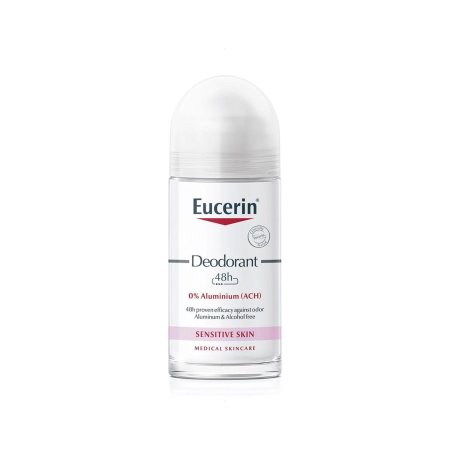 يوسرين مزيل عرق للبشرة الحساسة خالٍ من الألمنيوم Eucerin Deodorant 48h 0% Aluminium (ACH)
