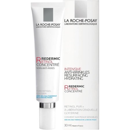 كريم علاجي ريتينول ريديرميك المضاد للشيخوخة المركز من لا روش بوزيه 30مل - La Roche-Posay Redermic Retinol Anti-Aging Treatment 30ml