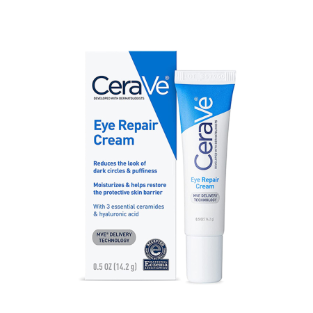 كريم مرطب من سيرافي خصص لمنطقة العين الحساسة والرقيقة.CeraVe Eye Repair Cream 14.2g