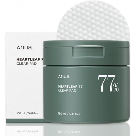 تونر بشكل مسحات قطنية من أنوا 160 مل - Anua Heartleaf 77 Clear Pad 160 mL
