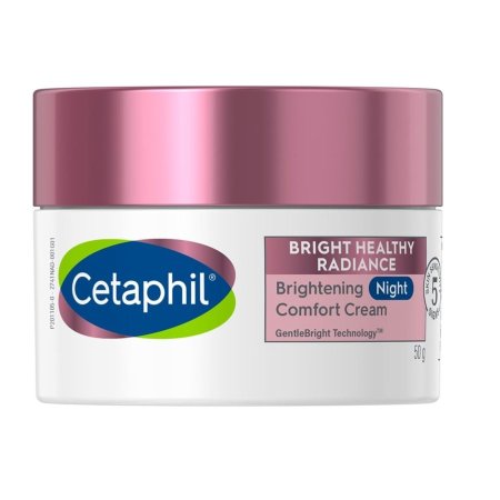 كريم سيتافيل الليلي لتفتيح البشرة وتوحيد لونها 50 غم -  Cetaphil bright healthy radiance brightening night comfort cream 50g