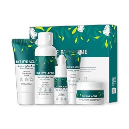 مجموعة العناية بالبشرة من شجر الشاي الأسترالية لعلاج حب الشباب من لايكو - LAIKOU Australian Tea Tree Acne Skincare Set