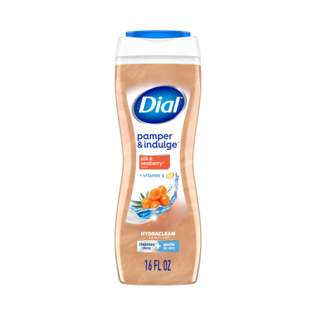 غسول الجسم من ديال برائحة الحرير والتوت البحري621 مل Dial Body Wash, Pamper & Indulge, Silk & Seaberry 621 ml