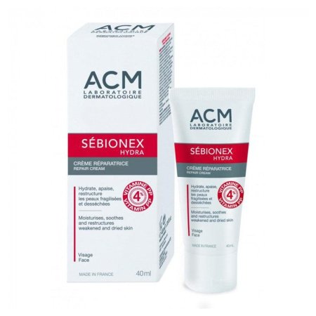 كريم مرطب ومُرمم من اي سي ام لترطيب وتهدئة البشرة 40 مل - ACM SÉBIONEX HYDRA Crème Hydratante Repair 40 ml
