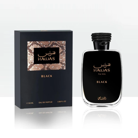 عطر هواس بلاك من الرصاصي للرجال 100 مل Rasasi Hawas Black for Men 100ml Eau de Parfum
