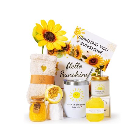 صندوق بييـوتيني دلع وراحة مجموعة استرخاء وسبا نسائية Beyotiny Sunshine Pamper Gift Box Self Care Spa Set for Women
