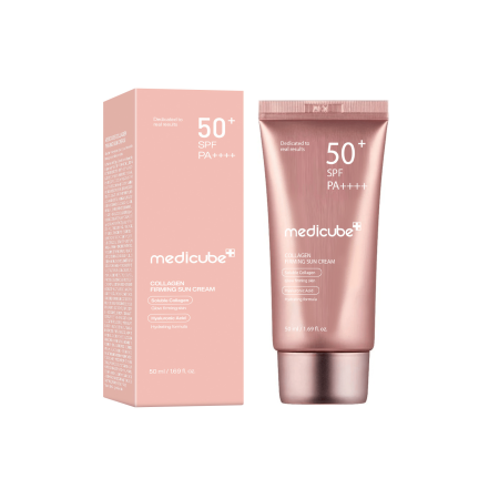 ميديكوب كريم واقي شمس مشدّد بالكولاجين – +SPF50 PA++++ - Medicube Collagen Firming Sun Cream SPF50+ PA++++