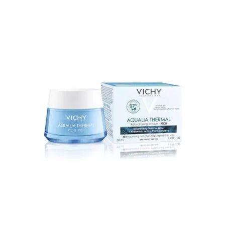 كريم فيتشي أكواليا ثيرمال المرطب الغني للبشرة الجافة إلى الجافة جداً. 50 مل - VICHY AQUALIA THERMAL Rehydrating Cream RICH 50ml