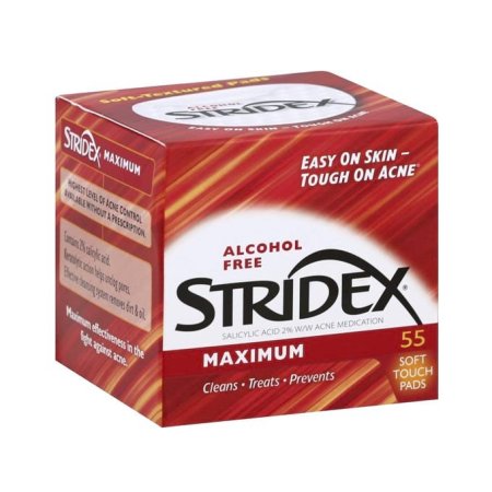 قطن ماكسيموم من استريدكس Stridex Medicated Acne Pads