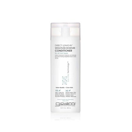 بلسم للشعر من جيوفاني دايركت ليف-إن™  بحجم 250مل - GIOVANNI DIRECT LEAVE-IN™ WEIGHTLESS MOISTURE CONDITIONER 250ml