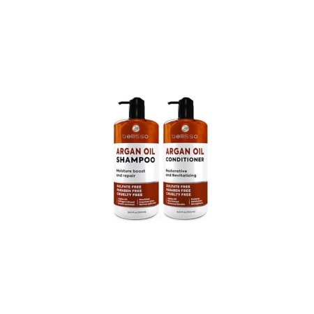 بكج شامبو وبلسم زيت الارغان بحجم 500 مل - ARGAN OIL SHAMPOO & CONDITIONER500 ml