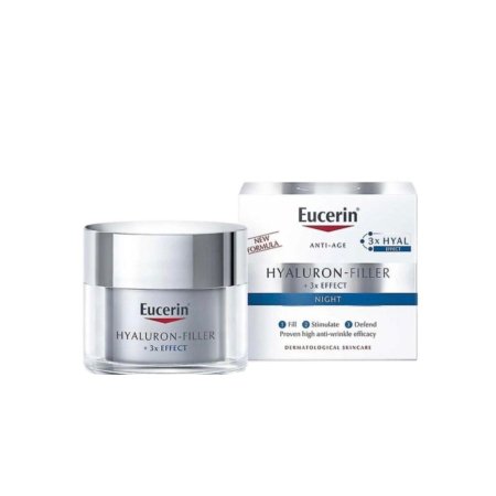 يوسرين هيالورون-فيلر +3 تأثير ليلي 50مل - Eucerin Hyaluron-Filler +3x Effect Night 50 ml