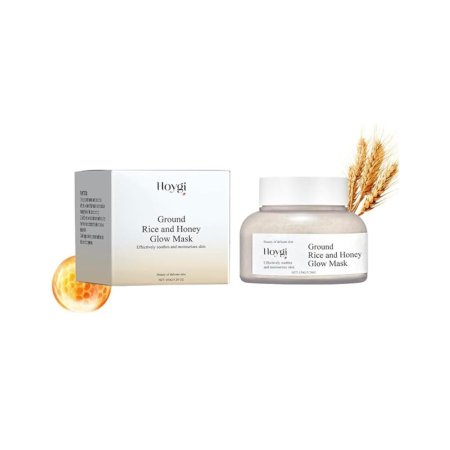 قناع  توهج الارز المطحون  والعسل من هويجي بحجم 150 غ - Hoygi Ground Rice and Honey Glow Mask 150 g