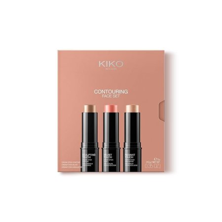 كيكو ميلانو طقم كونتور الوجه 01 مجموعة ميك أب مكونة من 3 أقلام ستيك KIKO Milano Contouring Face Set 01 – Make-Up Kit With 3 Sticks