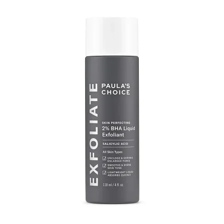 تونر باولاس تشويس مقشر سائل للبشرة 2% BHA، 118 مل Exfoliate Paulas Choice SKIN PERFECTING 2% BHA Liquid Exfoliant 118ml