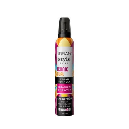أوربان كير ستايل جايد آيكونك كيرل موس للشعر الكيرلي 200 مل Urban Care Style Guide Iconic Curl Hair Mousse 200 ml