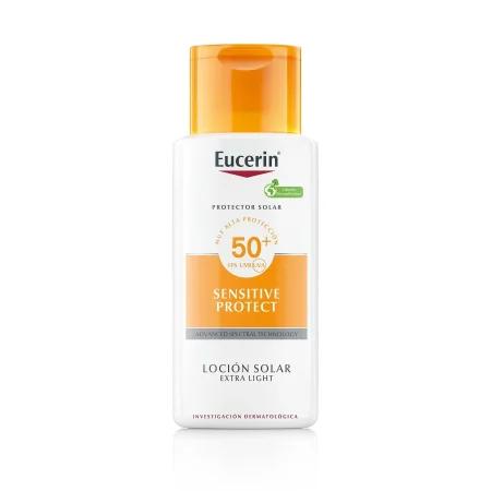 يوسيرين لوشن واقي شمس للبشرة الحساسة +50 بمعامل حماية عالي جدًا ٤٠٠مل Eucerin Sensitive Protect Sun Lotion SPF 50+ (Extra Light Texture)