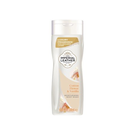 غسول الجسم المرطب من إمبيريال ليذر  برائحة زهرة القطن والفانيليا 500مل Imperial Leather Moisturising Body Wash Cotton Flower & Vanilla