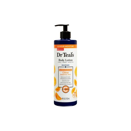 لوشن الجسم من د. تيلز  إشراقة وتوهج (بزيوت الحمضيات الأساسية) Dr Teal’s Body Lotion Glow & Radiance (Citrus Essential Oils)
