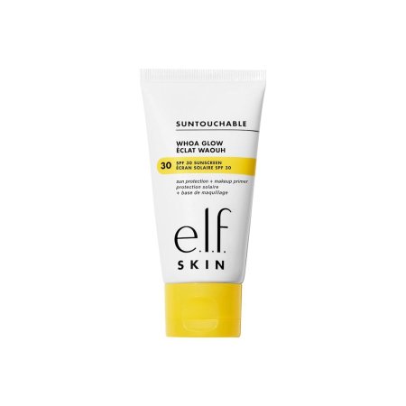 كريم واقي شمس ومُحضّر مكياج من e.l.f صن تاتشابل ووا جلو SPF 30 -  e.l.f. SKIN Suntouchable! Whoa Glow SPF 30 Sunbeam