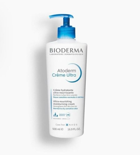 يوديرما أتوديرم كريم ألترا  بحجم 500مل -  Bioderma Atoderm Crème Ultr 500 ml