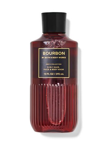 BATH & BODE WORKS BOURBON FACE & BODY WASH