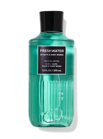 BATH & BODE WORKS FRESHWATER FACE & BODY WASH