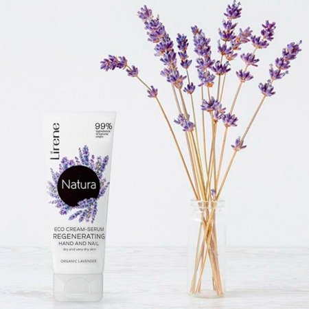 Lirene Natura ECO Lavender regenerating serum for hands and nails