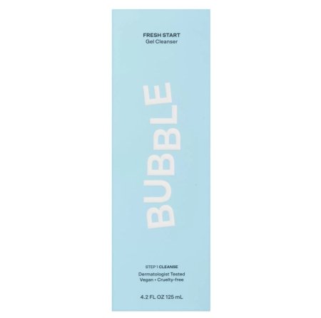 bubble skincare fresh start gel cleanser