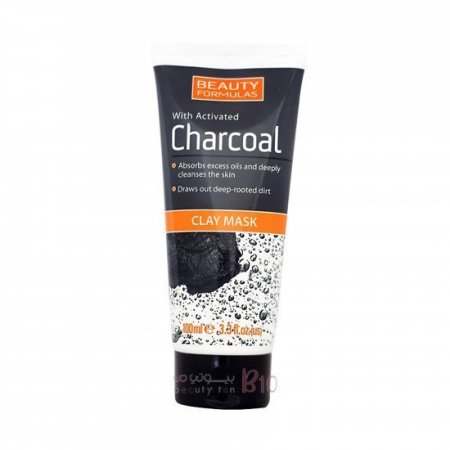 Beauty Formulas Activated Charcoal Clay Mask 150ml