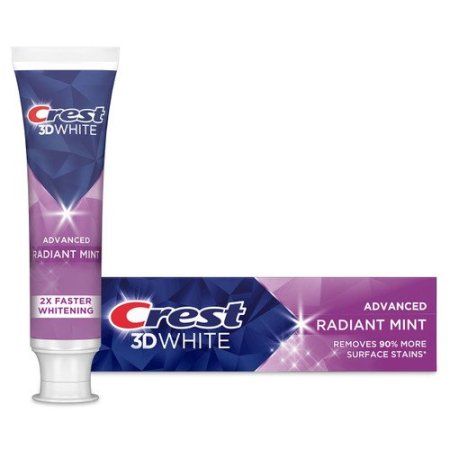 Crest 3D White Advanced Radiant Mint Teeth Whitening Toothpaste