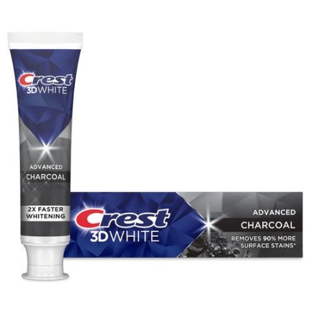 Crest 3DWhite Whitening Toothpaste, Advanced Charcoal