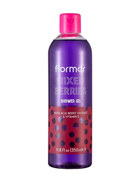 Flormar Mixed Berries Shower Gel - Purple, 350ml