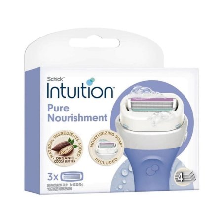 Schick Intuition Pure Nourishment Cartridges 3 pack