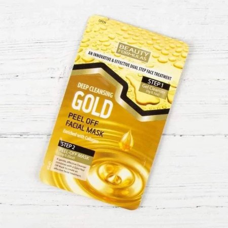 Beauty formulas gold peel off facial mask