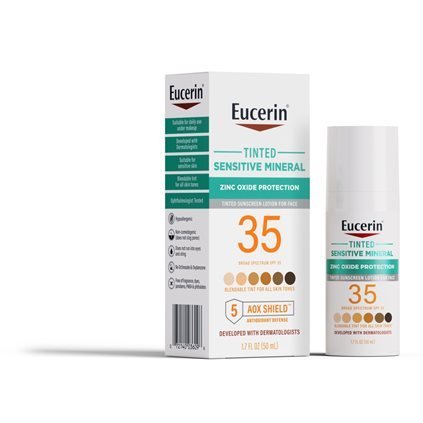 Eucerin Sensitive Mineral Face Tinted Sunscreen SPF35